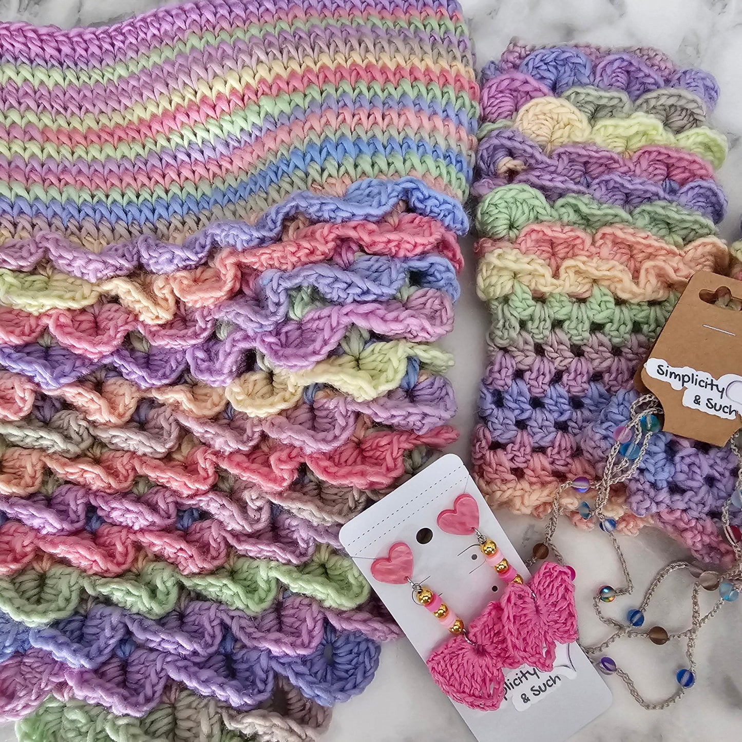 The Winter Caring Box – Handmade Gift Box for Women & Teens Crochet Accessories