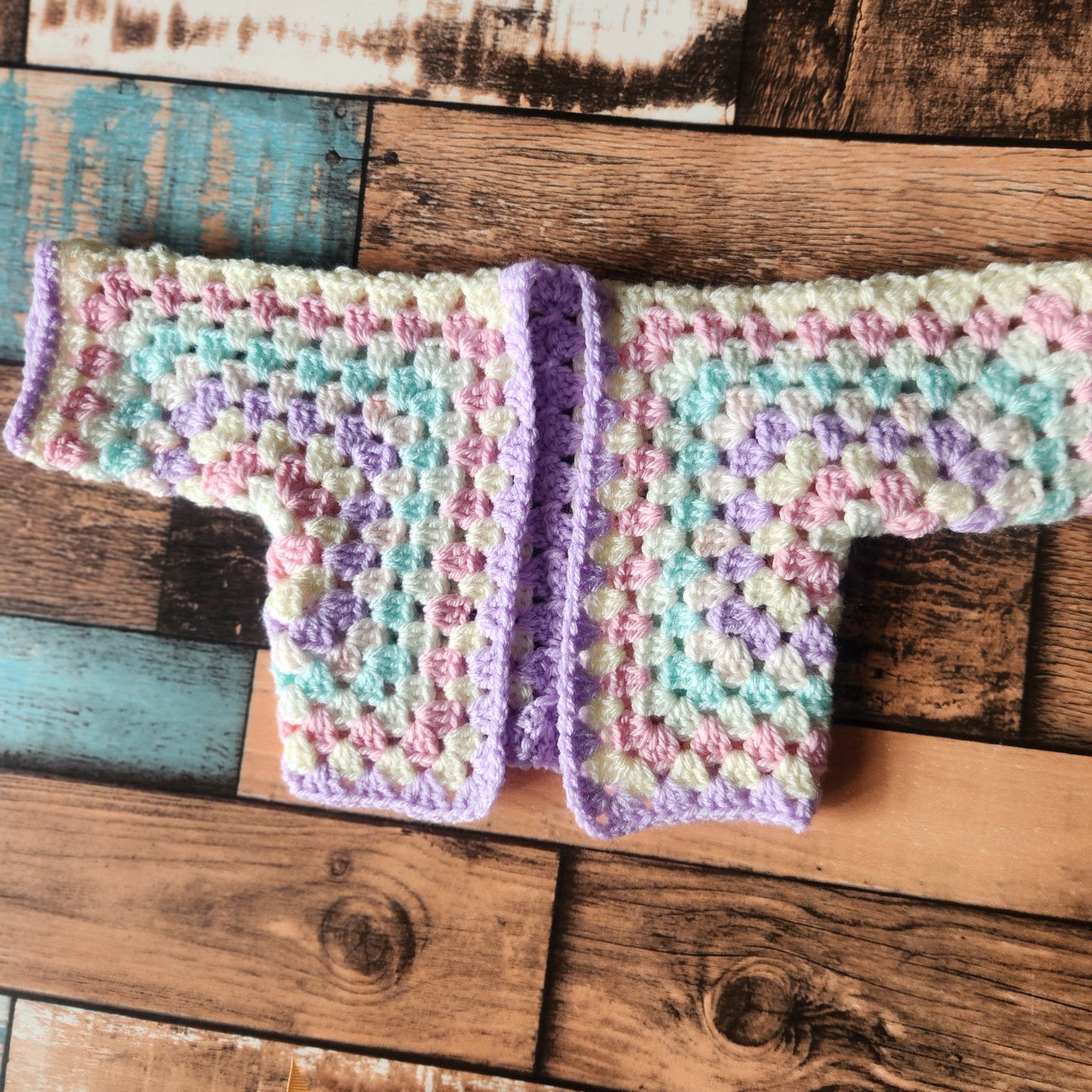 Rainbow Doll Sweater with Detachable Bow – Colorful crochet for 18" Dolls - Simplicity & such