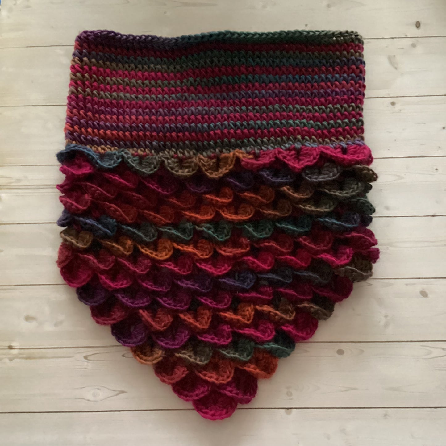 Mermaid Scale Puffy Scarf - Simplicity & such
