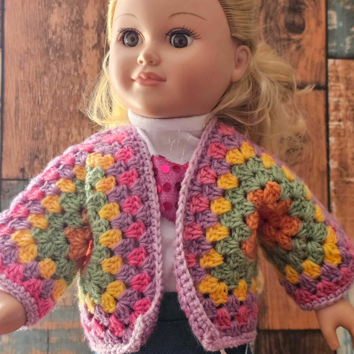 Crochet Sweaters & Dresses for Dolls