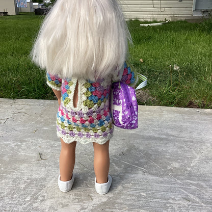 Handmade Crochet Doll Dress