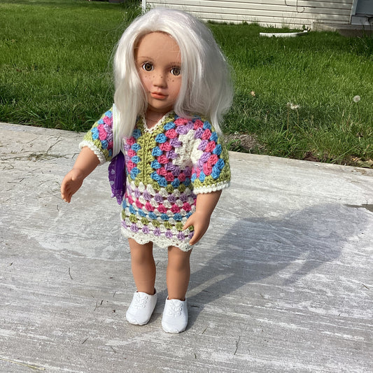Handmade Crochet Doll Dress - Simplicity & such