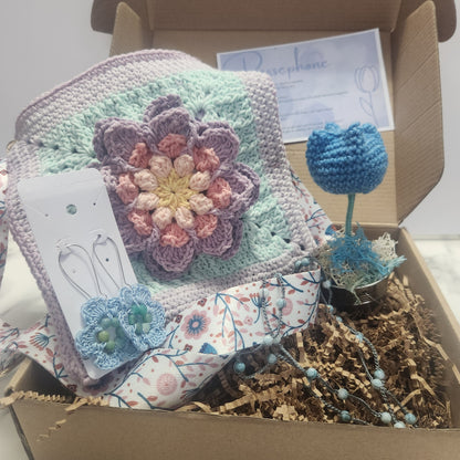 Persephone Surprise Gift Box – Purse, Jewelry & crochet Tulip - Simplicity & such