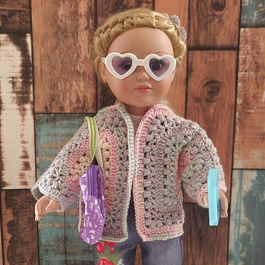 Spring tulip doll sweater - Simplicity & such