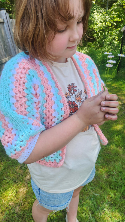 Handmade Crochet Doll and Me Matching Sweater Set – Child & 18” Doll Outfit - Simplicity & such