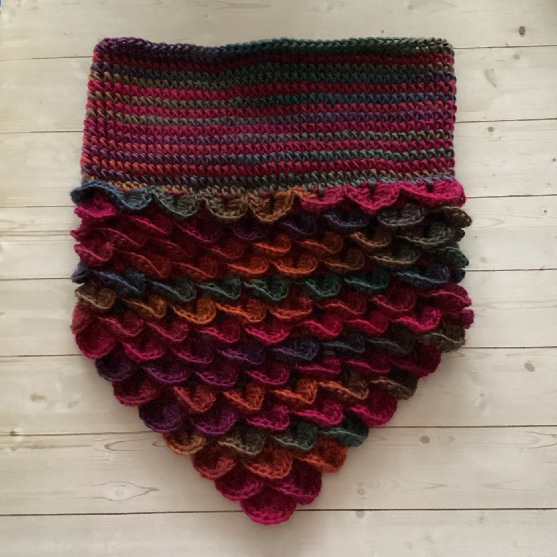 Mermaid Scale Puffy Scarf - Simplicity & such
