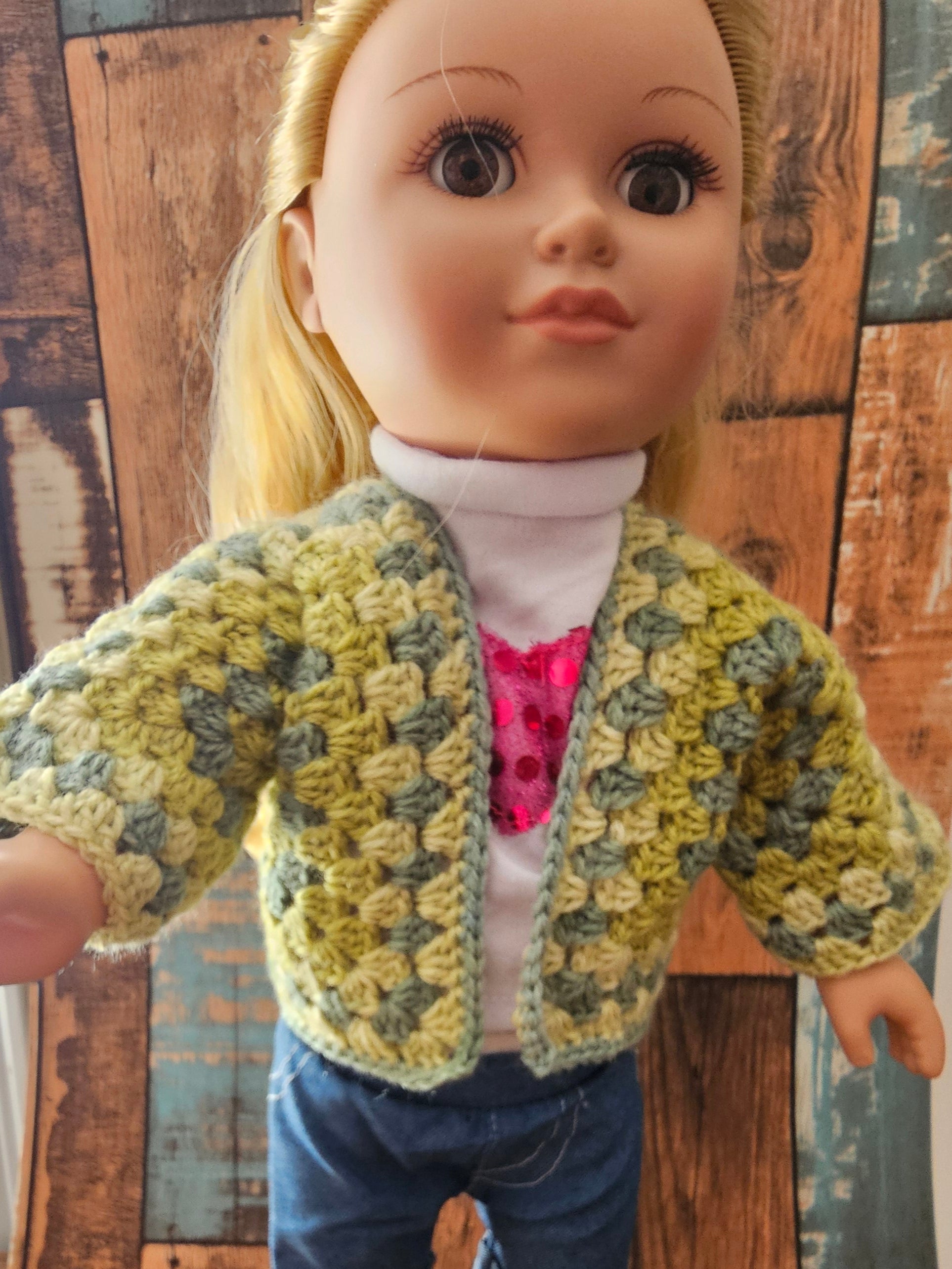 doll sweater lucky green