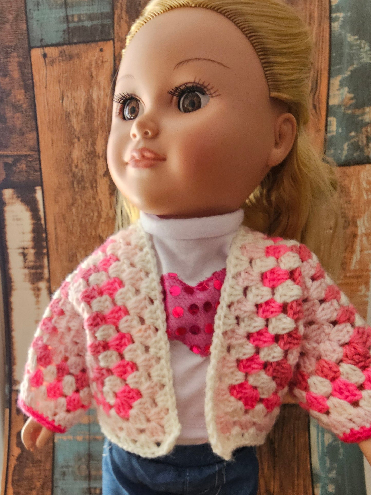 doll sweater pretty in pink 