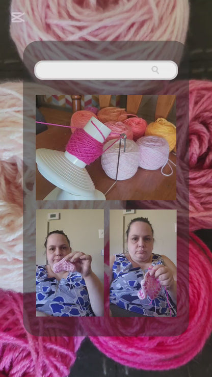 pretty in pink doll sweater